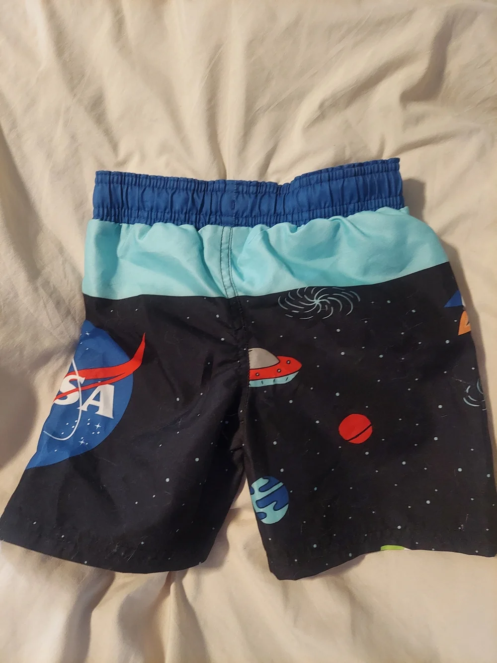 NASA Astronaut Space Swim Trunks Board Shorts Toddler Boys Size 4T
